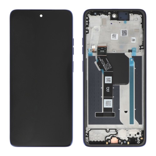 Ecran avec châssis Motorola Moto G56 5G - Officiel - Bleu photo 2