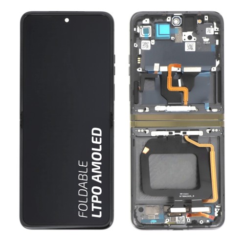 Ecran avec châssis Motorola Razr 40 Ultra Officiel reconditionné - Noir photo 1