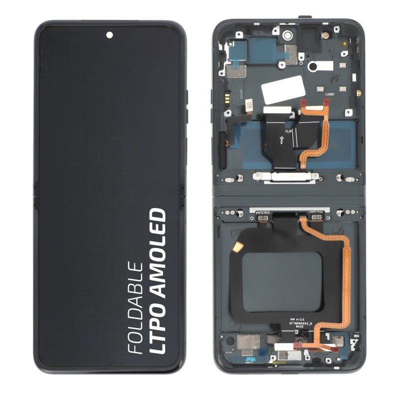 Ecran avec châssis Motorola Razr 40 - Officiel reconditionné - Noir photo 1