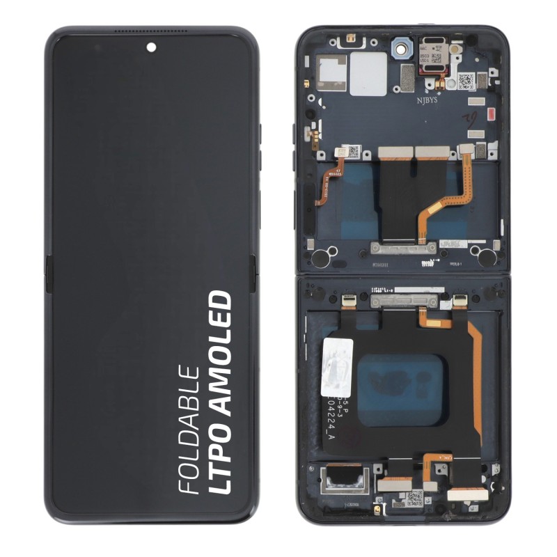 Ecran avec châssis Motorola Razr 50 Ultra Officiel reconditionné - Noir photo 1