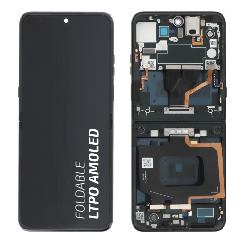 Ecran avec châssis Motorola Razr 60 Ultra - Officiel reconditionné - Vert photo 1