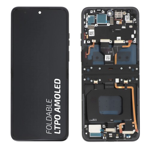 Ecran avec châssis Motorola Razr 60 - Officiel reconditionné - Noir photo 1