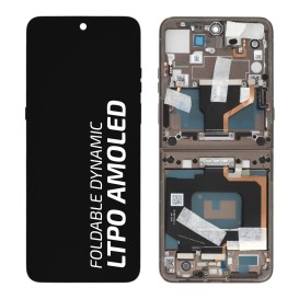 Ecran avec châssis Motorola Razr 70 Ultra - Officiel - Cocoa photo 1