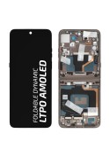 Ecran avec châssis Motorola Razr 70 Ultra - Officiel - Cocoa photo 1