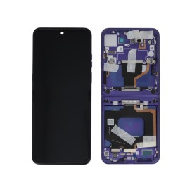 Ecran avec châssis Motorola Razr 70 Ultra - Officiel - Bleu photo 1