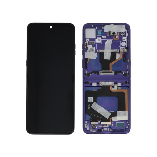 Ecran avec châssis Motorola Razr 70 Ultra - Officiel - Bleu photo 2