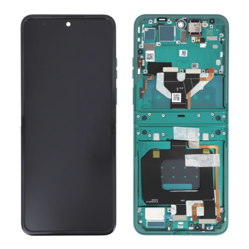 Ecran avec châssis Officiel Motorola Razr 70 - Vert photo 2