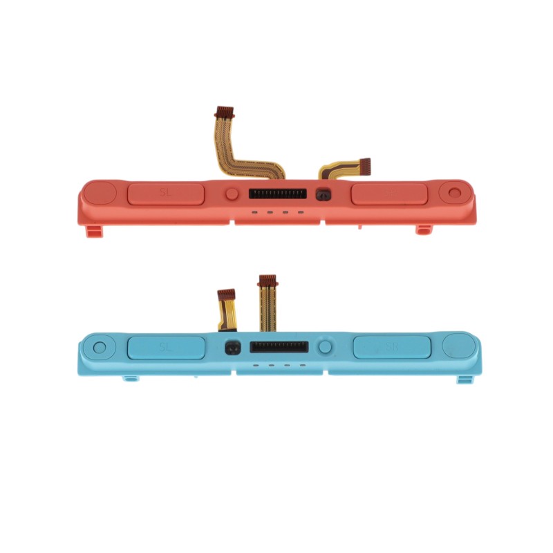 Lot de 2 rails latéraux Joy-Con Nintendo Switch 2 - Bleu et orange photo 1