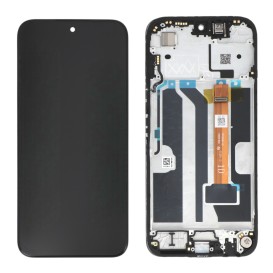 Ecran avec châssis Oppo A6c, A6t, A6x 5G Officiel - Noir photo 1