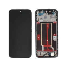 Ecran avec châssis Oppo A6 Pro 5G - Officiel reconditionné - Noir photo 2