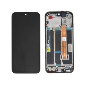 Ecran avec châssis Oppo A6 5G - Officiel reconditionné - Noir photo 2