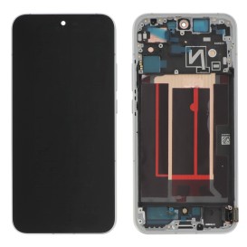 Ecran avec châssis Oppo Reno14 - Officiel reconditionné - Blanc photo 1