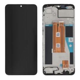 Ecran avec châssis Realme C61 - Officiel reconditionné - Noir photo 1