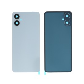 Vitre arrière sans logo Samsung Galaxy A06 5G - Grise photo 1