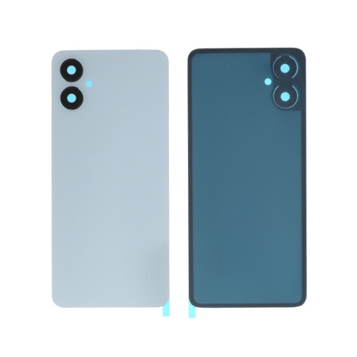 Vitre arrière sans logo Samsung Galaxy A06 5G - Grise photo 1
