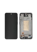 Ecran avec châssis Samsung Galaxy A37 5G - Officiel reconditionné - Noir photo 2