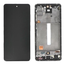 Ecran avec châssis Samsung Galaxy A52S 5G - Incell - Blanc photo 1