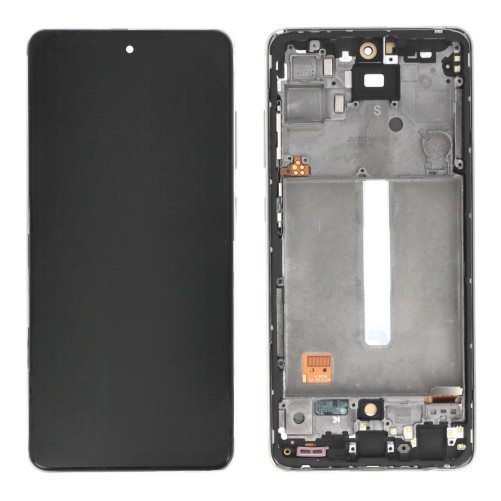 Ecran avec châssis Samsung Galaxy A52S 5G - Incell - Blanc photo 2