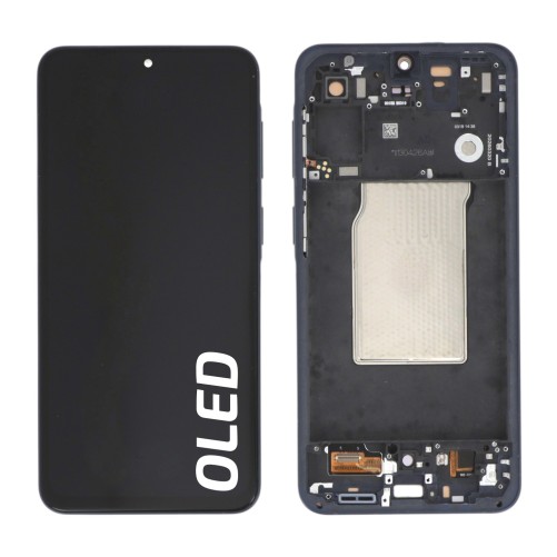 Ecran avec châssis Samsung Galaxy A57 5G - OLED - Bleu photo 1