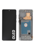 Ecran avec châssis Samsung Galaxy Note 10 Lite - OLED - Argent photo 1