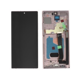 Ecran avec châssis Samsung Galaxy Note 20 Ultra - Soft OLED - Bronze photo 1