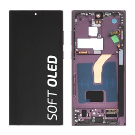 Ecran Samsung Galaxy S22 Ultra - Soft OLED - Bordeaux photo 1