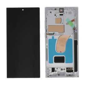 Ecran avec châssis Samsung Galaxy S23 Ultra - Soft OLED - Bleu photo 1