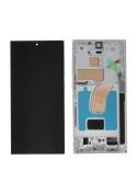 Ecran avec châssis Samsung Galaxy S23 Ultra - Soft OLED - Bleu photo 2