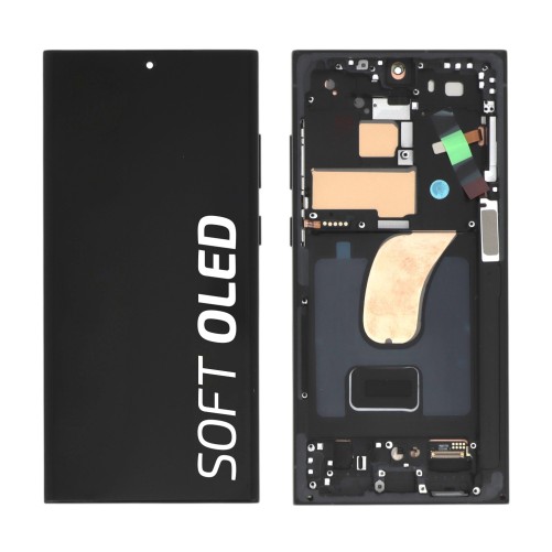 Ecran Samsung Galaxy S23 Ultra - Soft OLED - Graphite photo 1