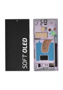 Ecran avec châssis Samsung Galaxy S23 Ultra - Soft OLED - Lavande photo 1