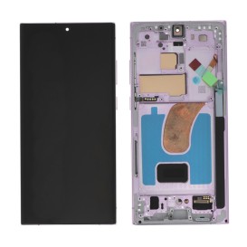 Ecran avec châssis Samsung Galaxy S23 Ultra - Soft OLED - Lavande photo 1