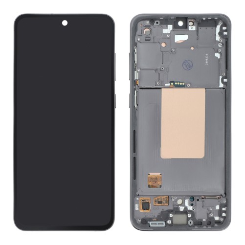 Ecran avec châssis Samsung Galaxy S24 FE - Officiel reconditionné - Noir photo 2