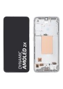 Ecran avec châssis Samsung Galaxy S24 FE - Officiel reconditionné - Argent photo 1
