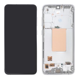 Ecran avec châssis Samsung Galaxy S24 FE - Officiel reconditionné - Argent photo 1