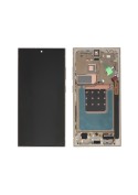 Ecran avec châssis Samsung Galaxy S24 Ultra - Soft OLED - Titane Jaune photo 1