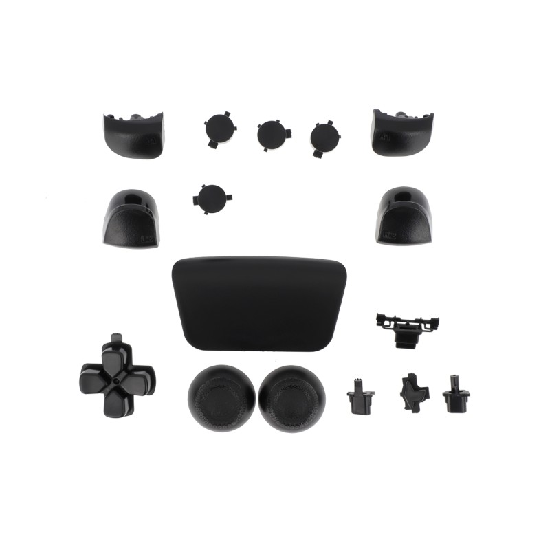 Kit 16 boutons pour manette Sony PS5 DualSense (BDM-020) - Noir photo 1