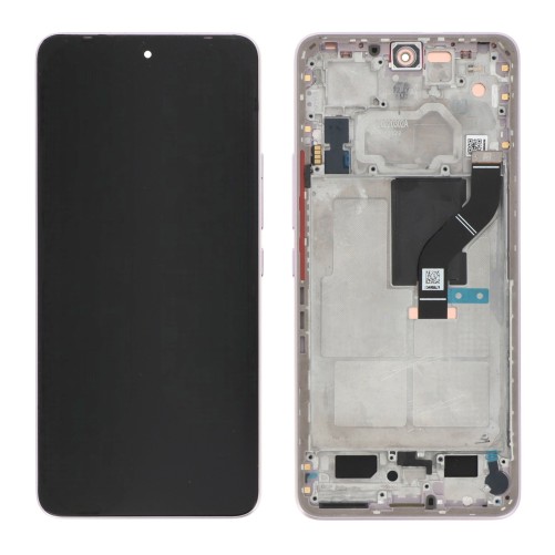 Ecran avec châssis Xiaomi 12 Lite - Officiel reconditionné - Rose photo 2