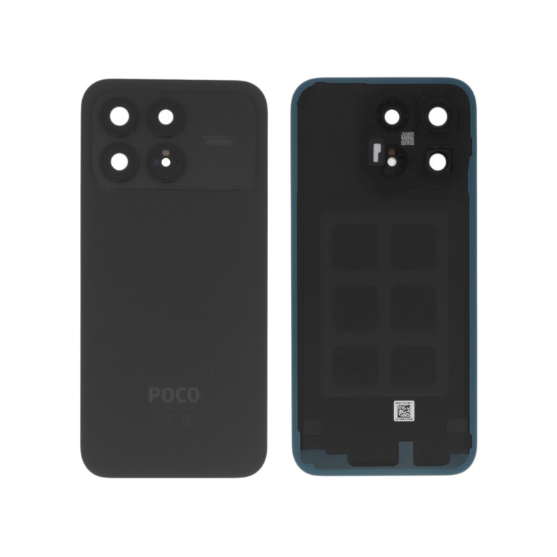 Vitre arrière Xiaomi Poco F8 Pro - Officielle - Noir photo 1