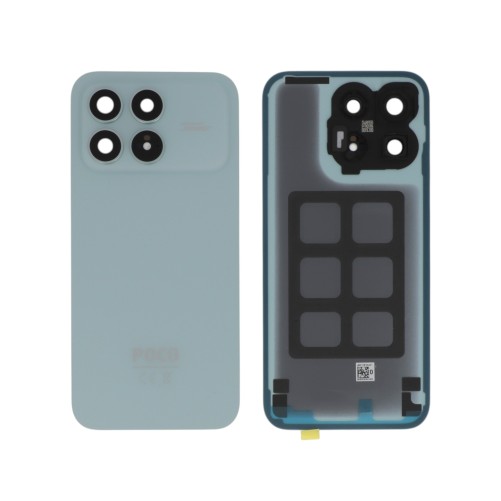 Vitre arrière Officielle Xiaomi Poco F8 Pro - Bleu photo 1