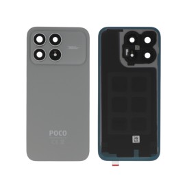 Vitre arrière Officielle Xiaomi Poco F8 Pro - Argent photo 1