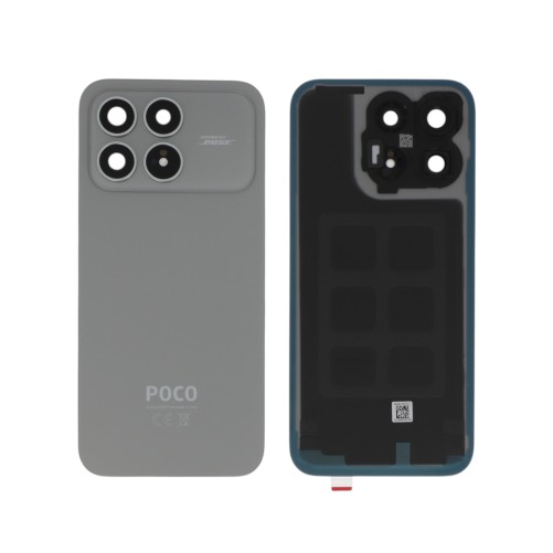 Vitre arrière Officielle Xiaomi Poco F8 Pro - Argent photo 1