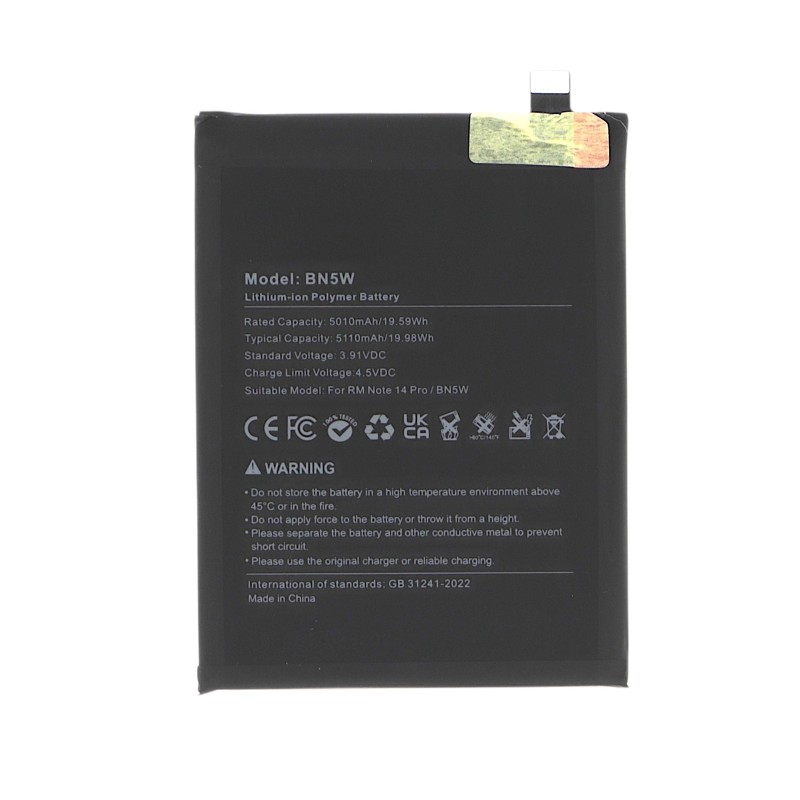 Batterie Xiaomi Redmi Note 14 Pro 5G - Compatible photo 1