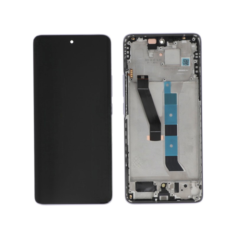 Ecran avec châssis Xiaomi Redmi Note 15 5G - Officiel reconditionné - Violet photo 1