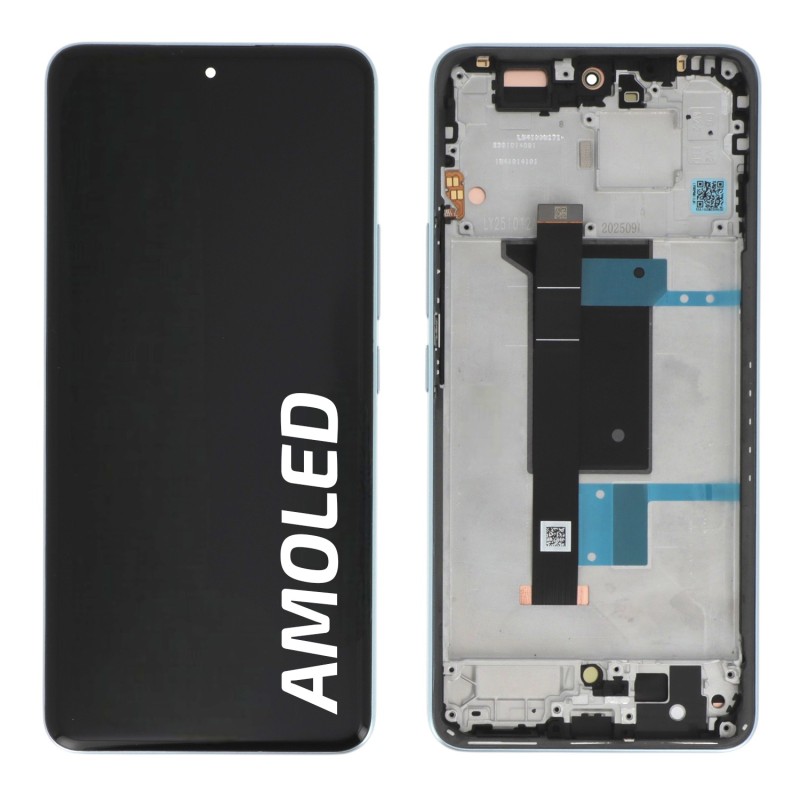 Ecran avec châssis Xiaomi Redmi Note 15 Pro 4G - Officiel reconditionné - Bleu photo 1