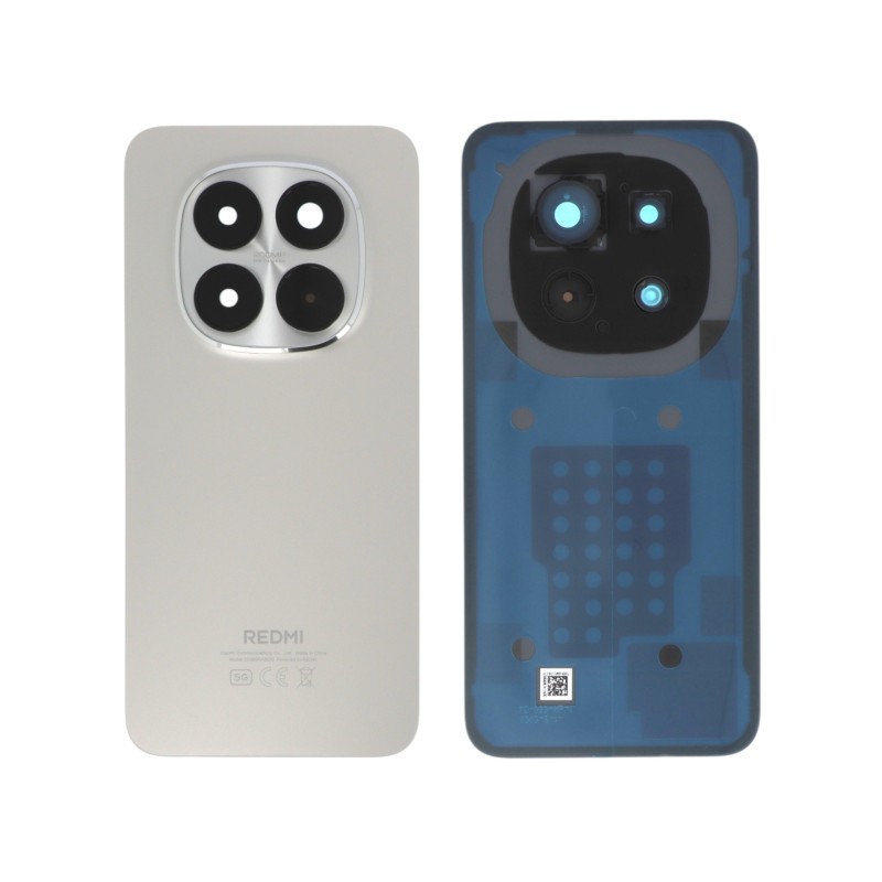 Vitre arrière Redmi Note 15 Pro 5G Officielle - Gris Titane photo 1