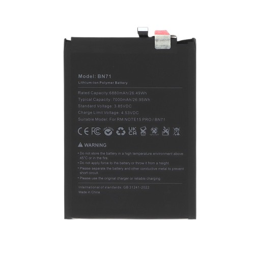 Batterie BN71 Xiaomi Redmi Note 15 Pro 5G - Compatible photo 1