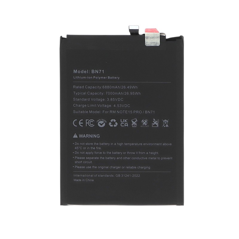 Batterie BN71 Xiaomi Redmi Note 15 Pro 5G - Compatible photo 1
