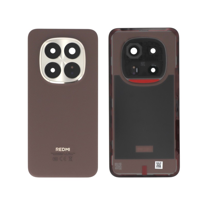 Vitre arrière Xiaomi Redmi Note 15 Pro+ 5G - Officielle - Marron photo 1
