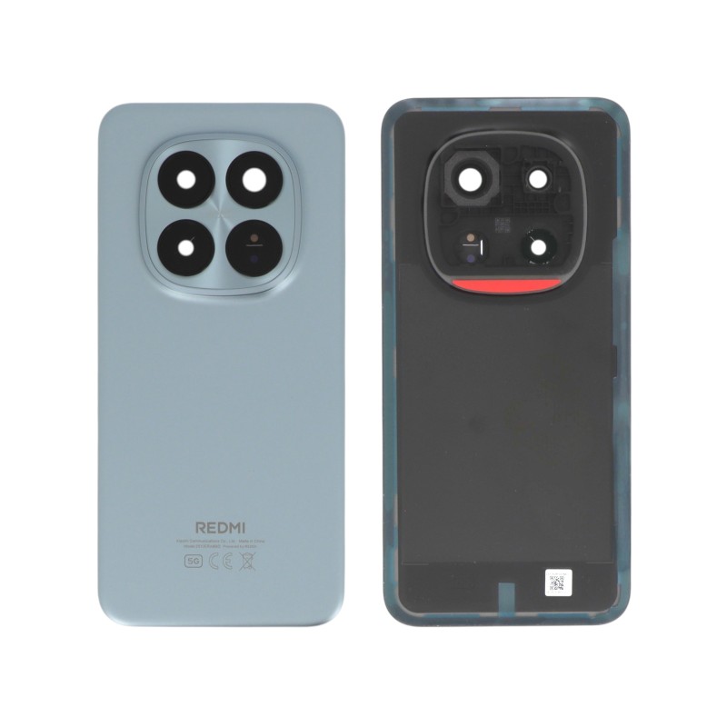 Vitre arrière Xiaomi Redmi Note 15 Pro+ 5G Officielle - Bleue photo 1