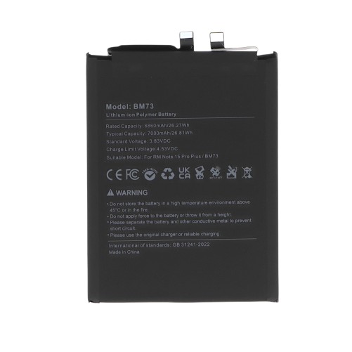 Batterie Xiaomi Redmi Note 15 Pro+ 5G - Compatible photo 1